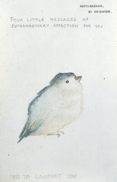 Tämä lohduttaa sinua (lyijykynä ja värillinen liitu paperille). tekijältä Edward Burne-Jones